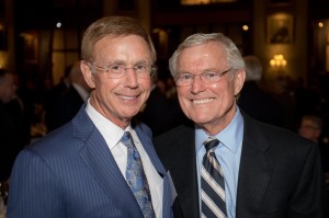 From left: Jim Dolente Sr. with former NFL coach Dick Vermeil, who presented the keynote speech at the GBCA 2017 Annual Dinner, Jan. 23.